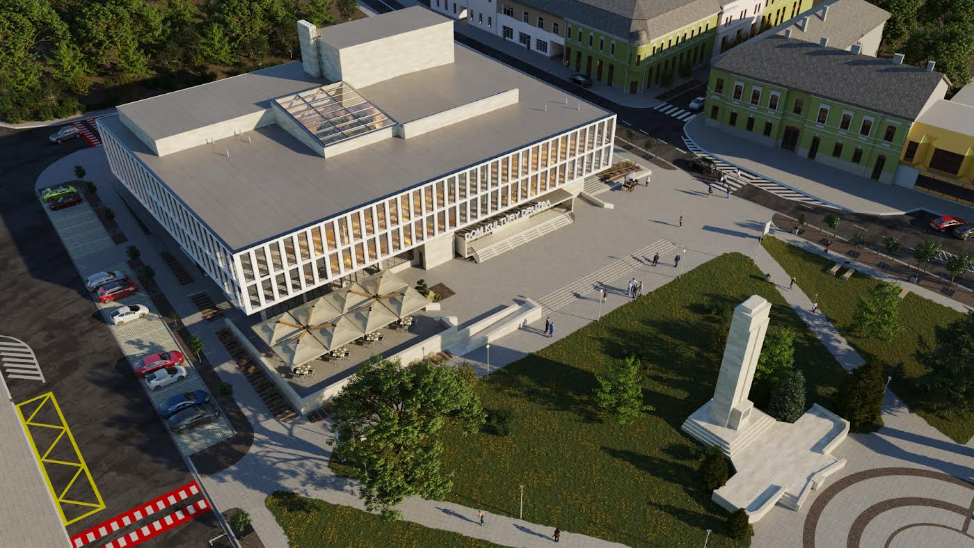 Takto by Družba mohla vyzerať po rekonštrukcii. Zdroj: Archív mesta Levice