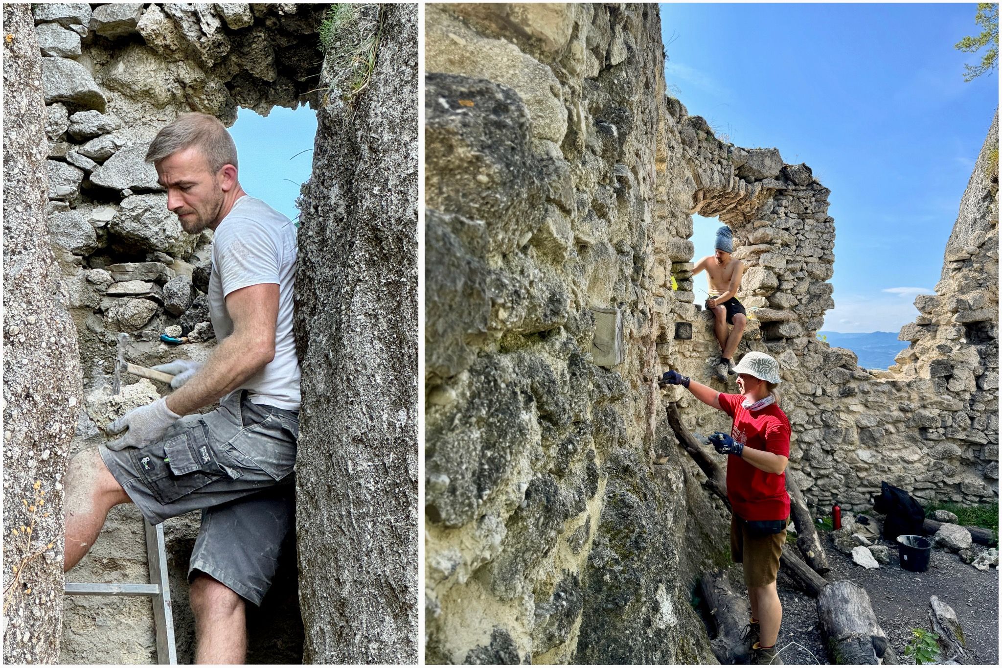 Pod ochranné krídla si zobrali aj susedný hrad Súľov, ktorému hrozí zánik. Zdroj: ZPHH