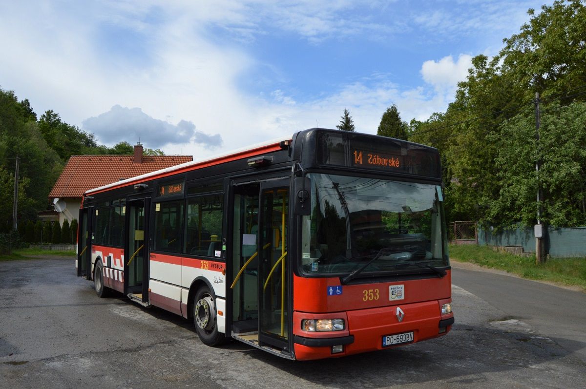 Slávna 353-ka. Zdroj: FB Dopravný podnik mesta Prešov, a.s.