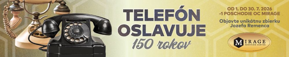 Mirage -  Telefón Oslavuje 150  rokov
