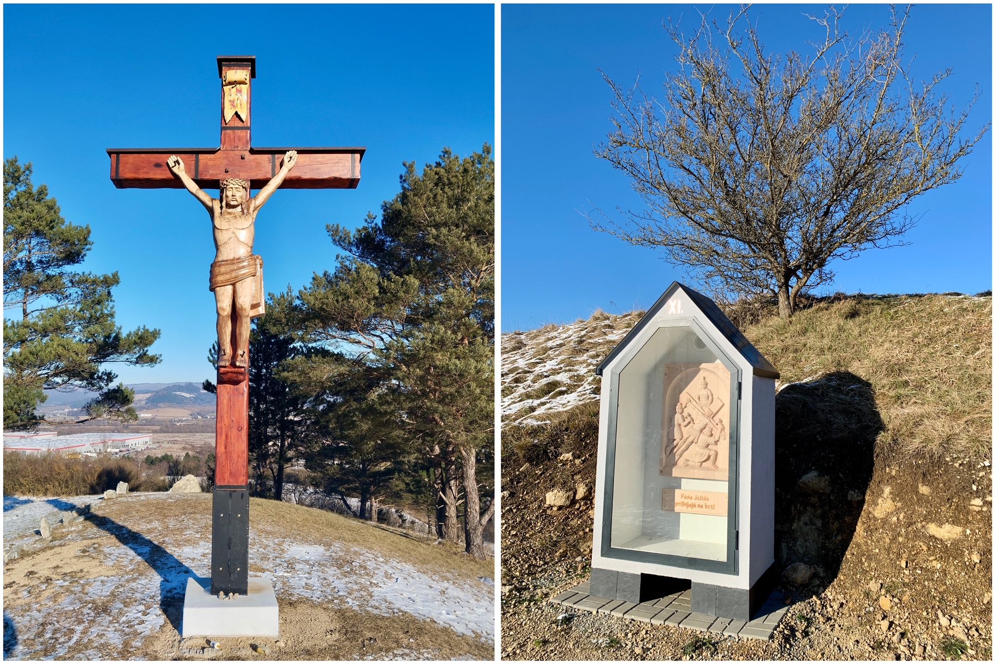 Krížová cesta v Strečne patrí medzi najnovšie v okrese.  Zdroj: zilina.sp21.sk