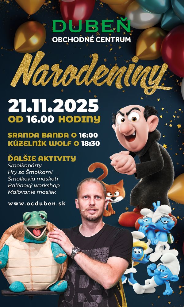 Narodeniny Dubeň 7.11.
