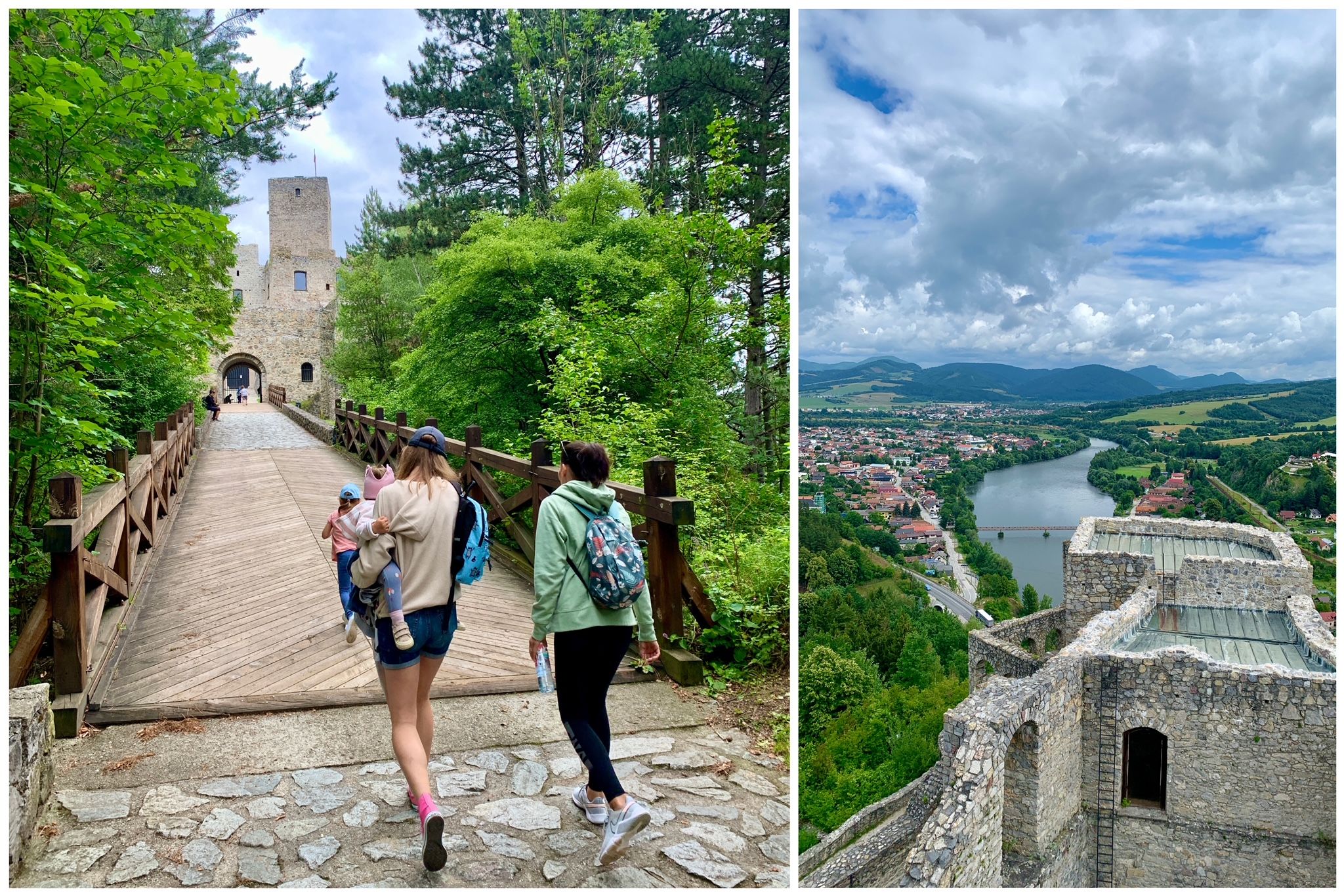 Vstup na hrad je od dediny vzdialený iba pár minút chôdze. Súčasťou prehliadky je aj výstup na hradnú vežu. 