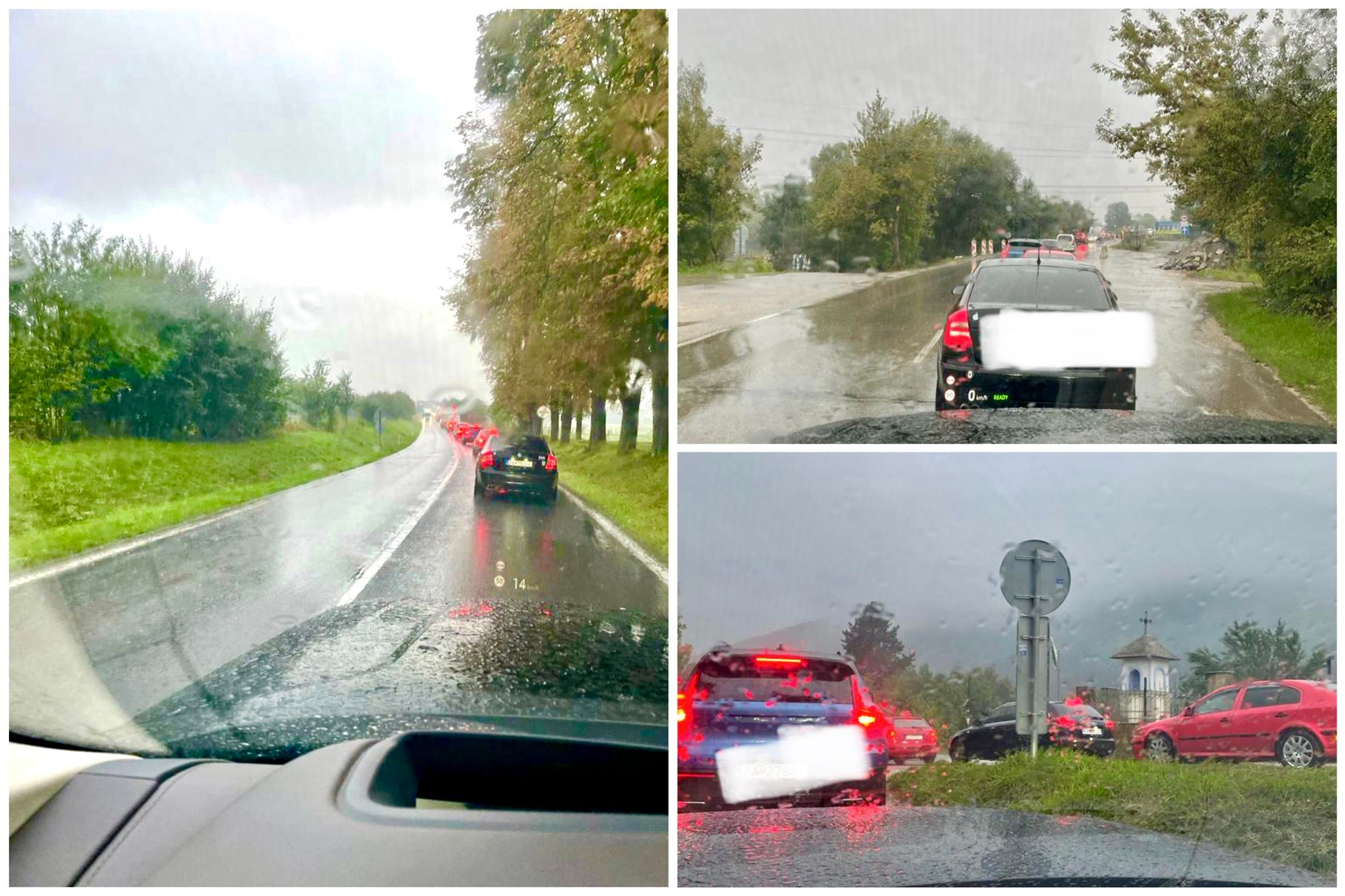 Hlavný ťah na Terchovú upchávajú kolóny. V kritických časoch dosahujú aj niekoľkokilometrovú vzdialenosť.