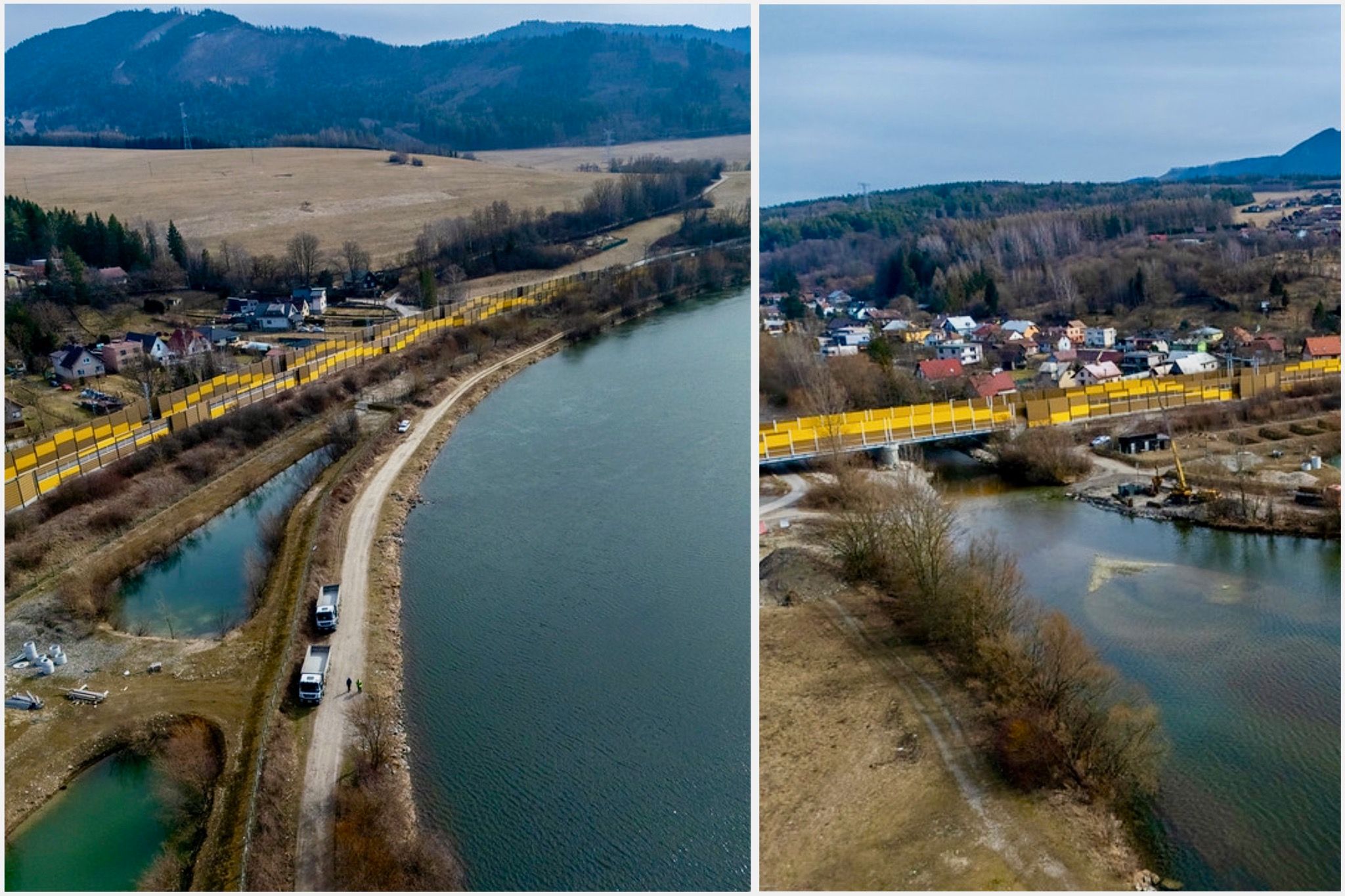 Nová cyklotrasa bude viesť popri Váhu a prepojí Varín s Nezbudskou Lúčkou. Zdroj: zilinskazupa.sk