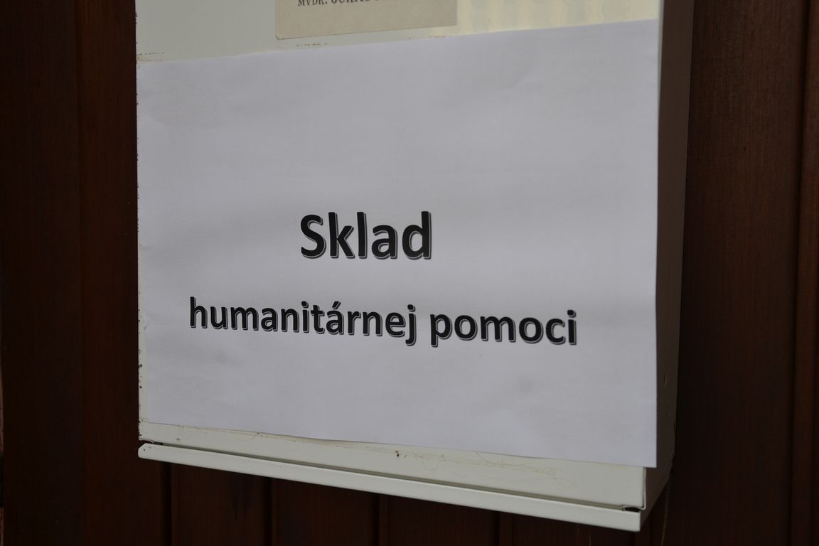 Textilný sklad humanitárnej pomoci na Milcovej ulici v Žiline