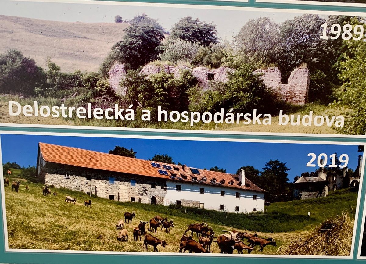 Keď prišli na hrad, z hospodárskej budovy sa zachovalo len pár múrov.