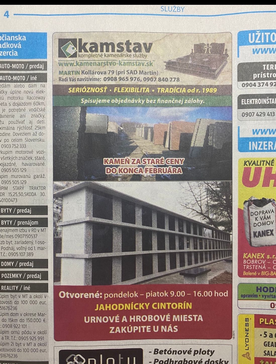 Inzerát súkromnej firmy v schránkových novinách.jpg