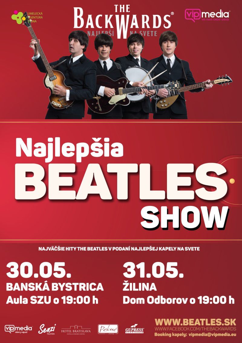 Koncert Najlepšia Beatles Show Zdroj  FacebookTHEBACKWARDS.jpg