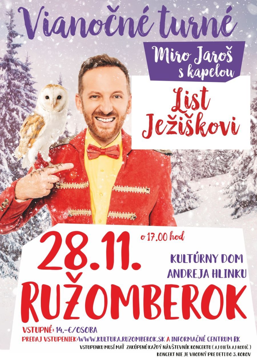 koncert pre deti miro jaros, zdroj = ružomberok.jpg