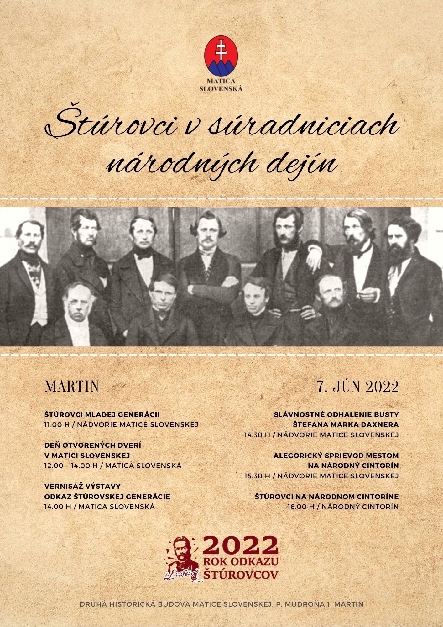 plagát štúrovci Martin 7. jún 2022.jpg