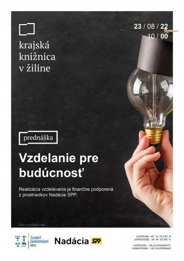 vzdelanie pre budúcnost, Zdroj = Krajská knižnica Žilina .jpg